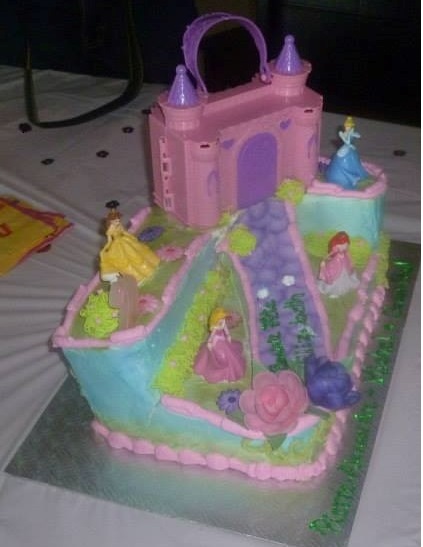 Gâteau princesse et château